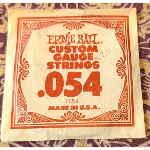 Ernie Ball Custom Gauge Single Guitar String .054 - 1154 Made in USA - Picture 1 of 2